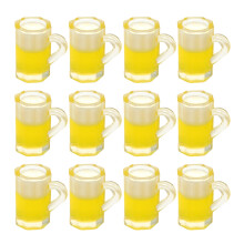 180Pcs Decorative Mini Beer Mugs for Layout Scene and Toy House Style
