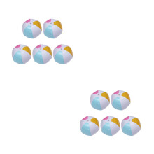 10Pcs Multi-Color Inflatable Beach Balls Kids Pool and Beach Fun Toy