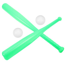 1Set Light Green Plastic Baseball Set for Toddlers Durable Outdoor Toy