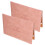 2Pcs Pink Leatherette Birth Certificate Sleeve for Organized Storage 1