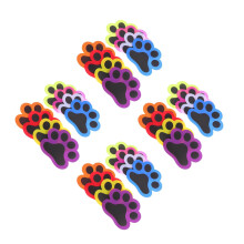 144Pièces Repères De Tapis Réutilisables Motif Patte Chat En Nylon