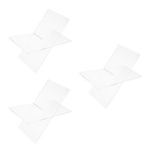 3Pcs Lightweight Acrylic Book Organizer Stand for Office and School