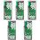 Portable ABS Floss Compact Teeth Floss Organizer Green 1