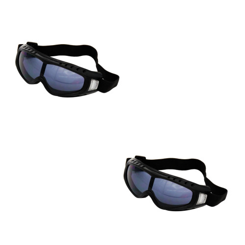 2Pièces Lunettes ABS Gris Pour Cyclisme Ski, Anti-Buée