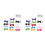 40Pcs Assorted Color Adjustable Bow Ties for Men Polyester Party Wear 1