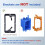 5 Pack Brush Wall Plate Cable Pass Through, Single Gang Decorator Wall Cover for Low Voltage Cables, Cable Management 5