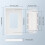 5 Pack Brush Wall Plate Cable Pass Through, Single Gang Decorator Wall Cover for Low Voltage Cables, Cable Management 6