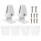 2 Pcs Home Office Accessories Desk Divider Clip Clamp-On Partition 1