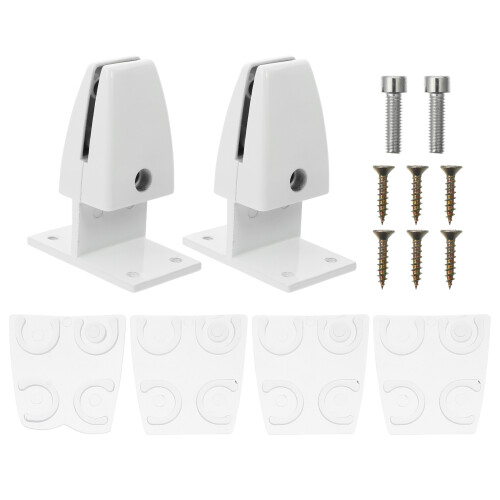 2 Pcs Home Office Accessories Desk Divider Clip Clamp-On Partition