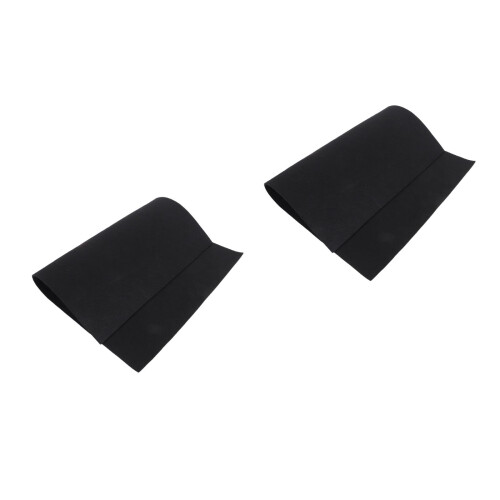 2Pcs Black Felt Calligraphy Pad Table Mat Protective Writing Surface
