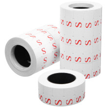 Clothing Size Stickers White Self-Adhesive Labels for Clothes