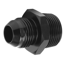 Fuel Pipe Adapter 10 AN to 3/4 NPT Aluminum Black Anodized