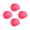 16Pcs Durable Plastic Nail Soak Bowls Pink Double Layer Manicure Bowls 1
