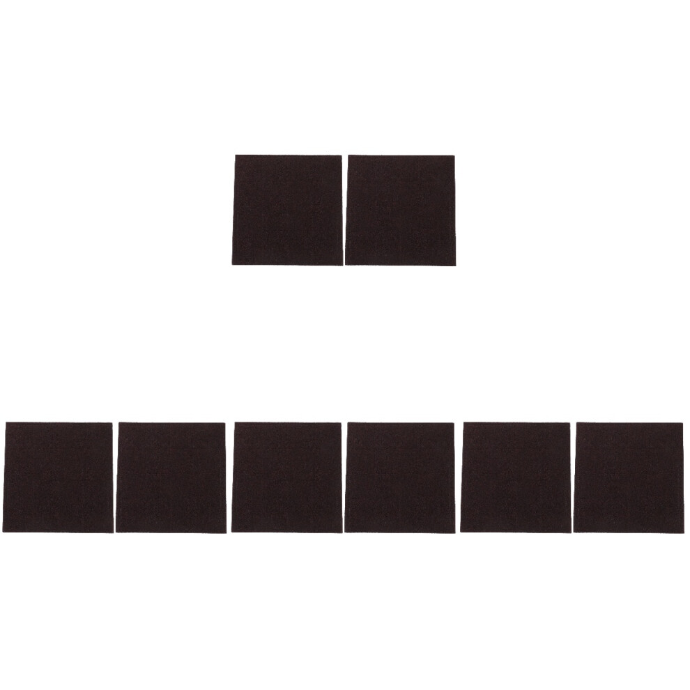 128Pcs Black Felt Chair Leg Floor Protectors Square Self-Adhesive Pads 3712694913159