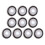 No Sew Coat Buttons Round Metal 10pcs 1