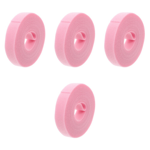 De Fixation En Polyester Rose Pour Câblage Pratique