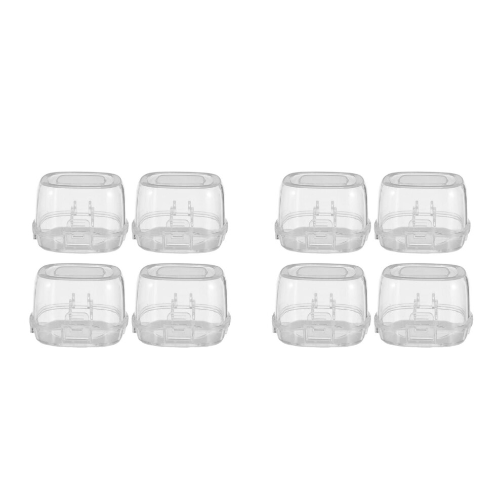 Happyyami 8Pcs Universal Transparent Oven Knob Covers Child Safe Stove Protector