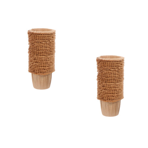 60Pièces Caissettes À Gâteaux En Papier Khaki Pour Usage Culinaire