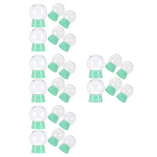 24Pcs Empty Plastic Snow Globes DIY Kit Clear Ball for Unique Decor