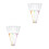 12Pièces En Colorés Pour Boissons 1