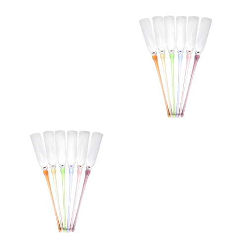 12Pièces En Colorés Pour Boissons