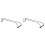 2Pcs Light Brown Wine Rack Stemware Holder Glass Hanger for Kitchen 1