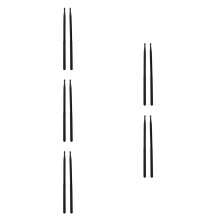 15Paare Nylon Drumsticks Mit Für Jazz Schlagzeug Schwarz