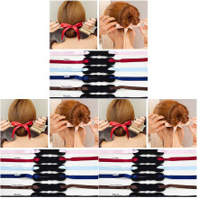 9Pcs Hair Bun for Party Use Assorted Color Easy Style