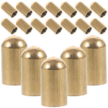 30St Duurzame Metalen Rope End Snap Gouden Cord Lock Accessoires