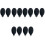 12Pcs Silicone Suction Cleaning Tool Black Dust Remover 1