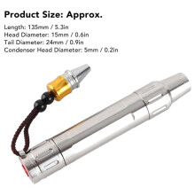 Gemstone Identification Flashlight, Portable Jade Tester Torch,  LED Light for Jewelry Appraisal White Light