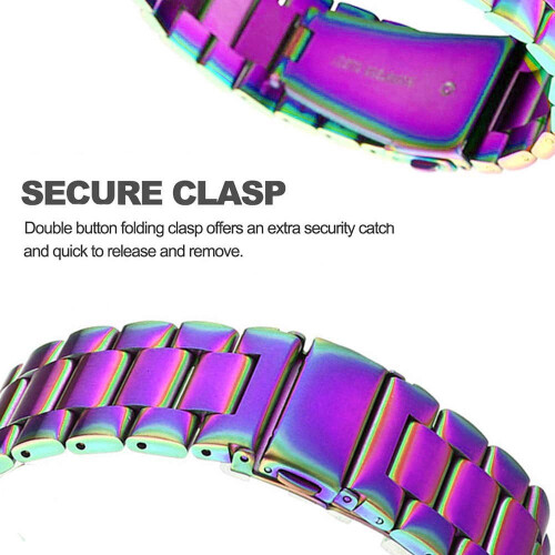 Λουράκι Apple Watch από ανοξείδωτο ατσάλι συμβατό με όλες τις σειρές (SE, 1-7) και μεγέθη 1