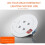 Notleuchte mit 4 LEDs, Eingebauter Lithiumbatterie, Deckenleuchte 4