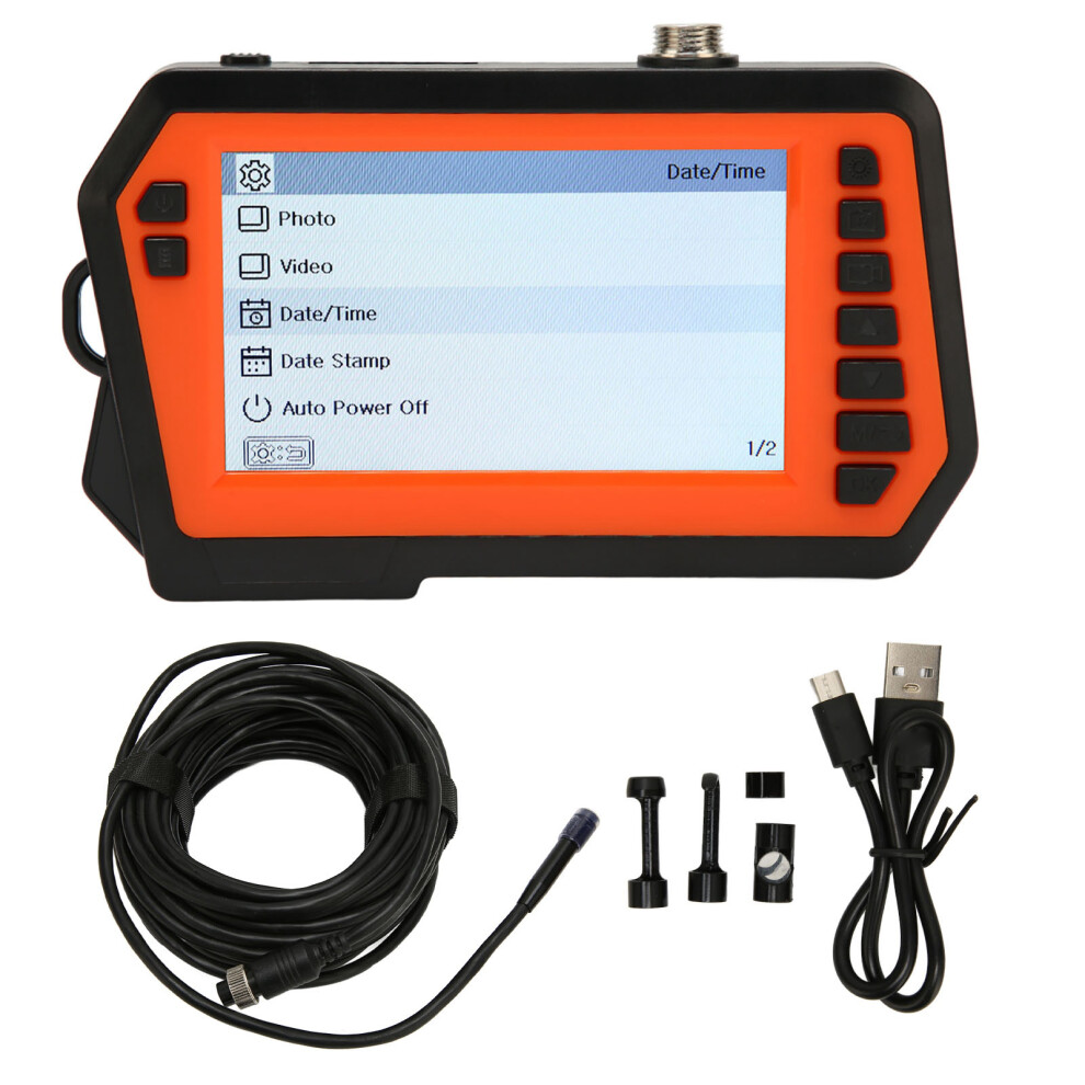 Efficient Industrial Borescope, Over-The-Horizon Lens Technology For Extended Reach, Adjustable Led Lights For Optimal Illumination 9479868718111