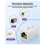 10pcs RJ45 Cat6 Coupler Shielded 10-Pack, Ethernet Cable Extender for High-Speed Network 2