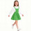 Children's Lounge Skirt Elastic Waist Midi Length Plain 6