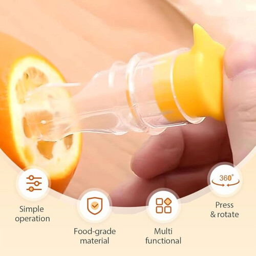 Lemon Squeezer Manual Citrus Juicer with Lid and Filter 1