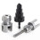 1/2 3/4 PPR/PVC Water Pipe Threader Internal External Threading Triple-Flute Counterbore Drill Bit Plastic Pipe Threader 8