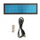 Blue LED Name Badge Tag, 9.5x3cm, 250mAh, Magnet 2