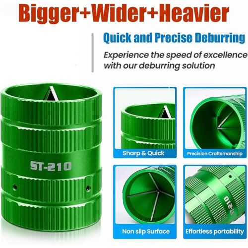 1/4" to 2-1/4" Deburring Tool PlumbingTools Pipe Reamer Copper Pipe Cleaner Removing Burr Tools 2