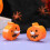 Halloween Indoor Pumpkin Night Lamp LED Tea Light 1 Pack 4
