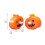 Halloween Indoor Pumpkin Night Lamp LED Tea Light 1 Pack 5