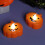 Halloween Indoor Pumpkin Night Lamp LED Tea Light 1 Pack 8