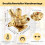 Compressed Air Distributor Wall Socket, Compressed Air Distributor, Brass,5 Compressed Air Coupling 7
