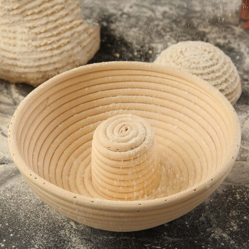Bread Baking Tool Rattan 1Set 8.65X8.65X3.14in 1