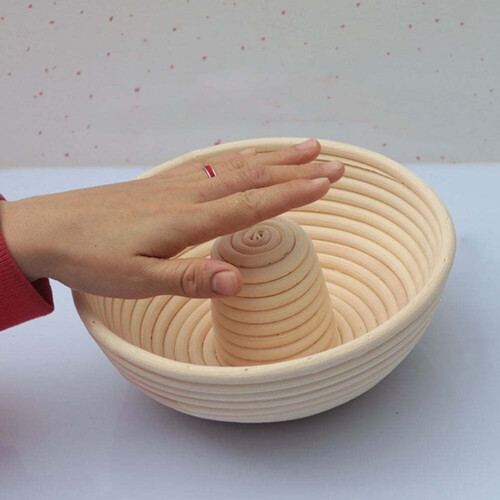 Bread Baking Tool Rattan 1Set 8.65X8.65X3.14in 2
