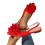 Women's Floral Flat Shoes Pointed Toe Flock Material Size 37 4