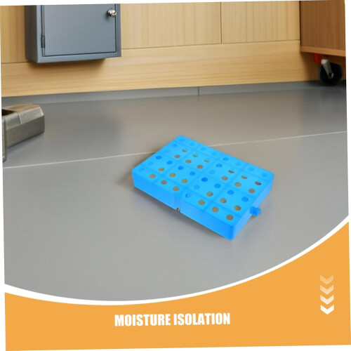 2pcs Plastic Floor Pallets for Storage  Grid Pads with Ventilation Heavy-Duty Industrial Platform 1