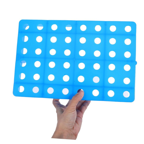 2pcs Plastic Floor Pallets for Storage  Grid Pads with Ventilation Heavy-Duty Industrial Platform 2