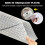 2/1PCS Plastic Mesh Canvas Sheets for Embroidery, Needlepoint Blank, Compatible with Acrylic Yarn 4